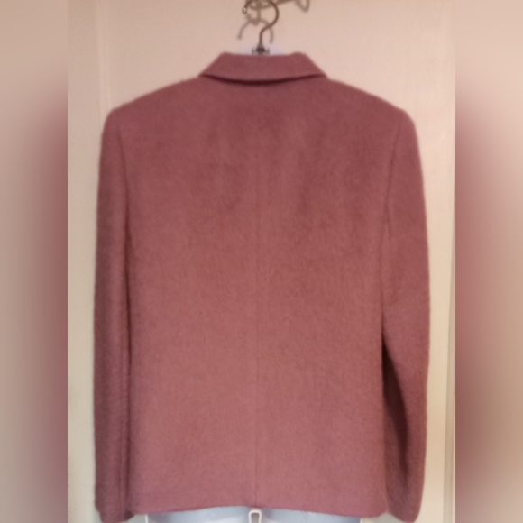 🛍️ BUNDLE ONLY 🛍️Elegant Purple Wool And Mohair Bend Women's Blazer - Picture 5 of 14
